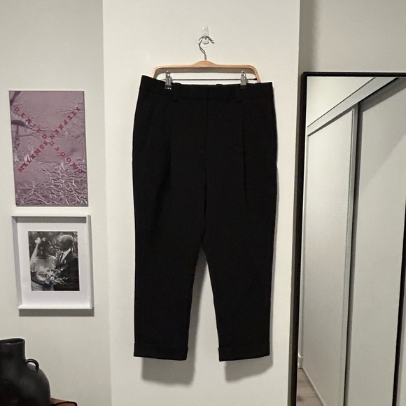 3.1 Phillip Lim Woman Pleat Front Tapered Cuffed Tailored Trouser - Picture 4 of 8